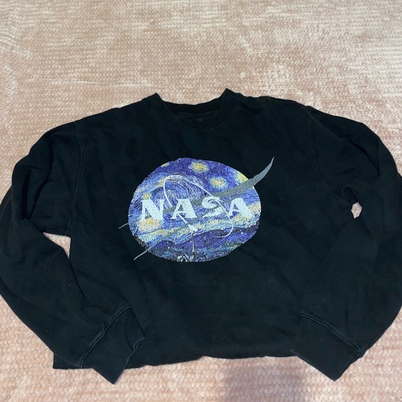Tops | Starry Night Nasa Sweatshirt | Poshmark